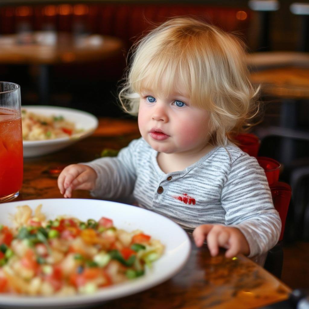 Dinner at club with toddler