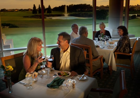 Dining-Room-Overlooking-Golf-Course