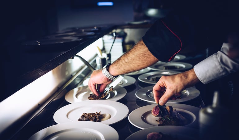 chefs plating